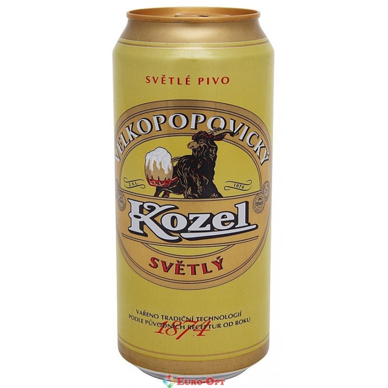 Купить Пиво KOZEL СВЕТЛОЕ 0,45 Л круглосуточно